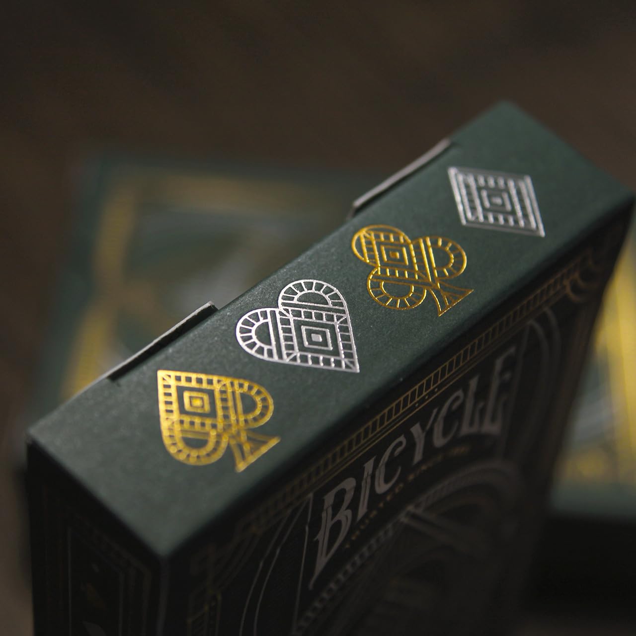Bicycle Byzantine Playing Cards, Silver and Gold Foil, 1 Deck