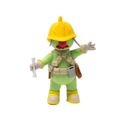 Boss Fight Studio Flange Doozer, Fraggle Rock Collectible Action Figure - Highly Articulated Figurine with Accessories Including Removable Hard Hat