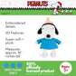 Peanuts Snoopy Winter Coat Holiday & Christmas Bedding Super Soft Plush Cuddle Pillow Buddy, (Officially Licensed Product) By Franco