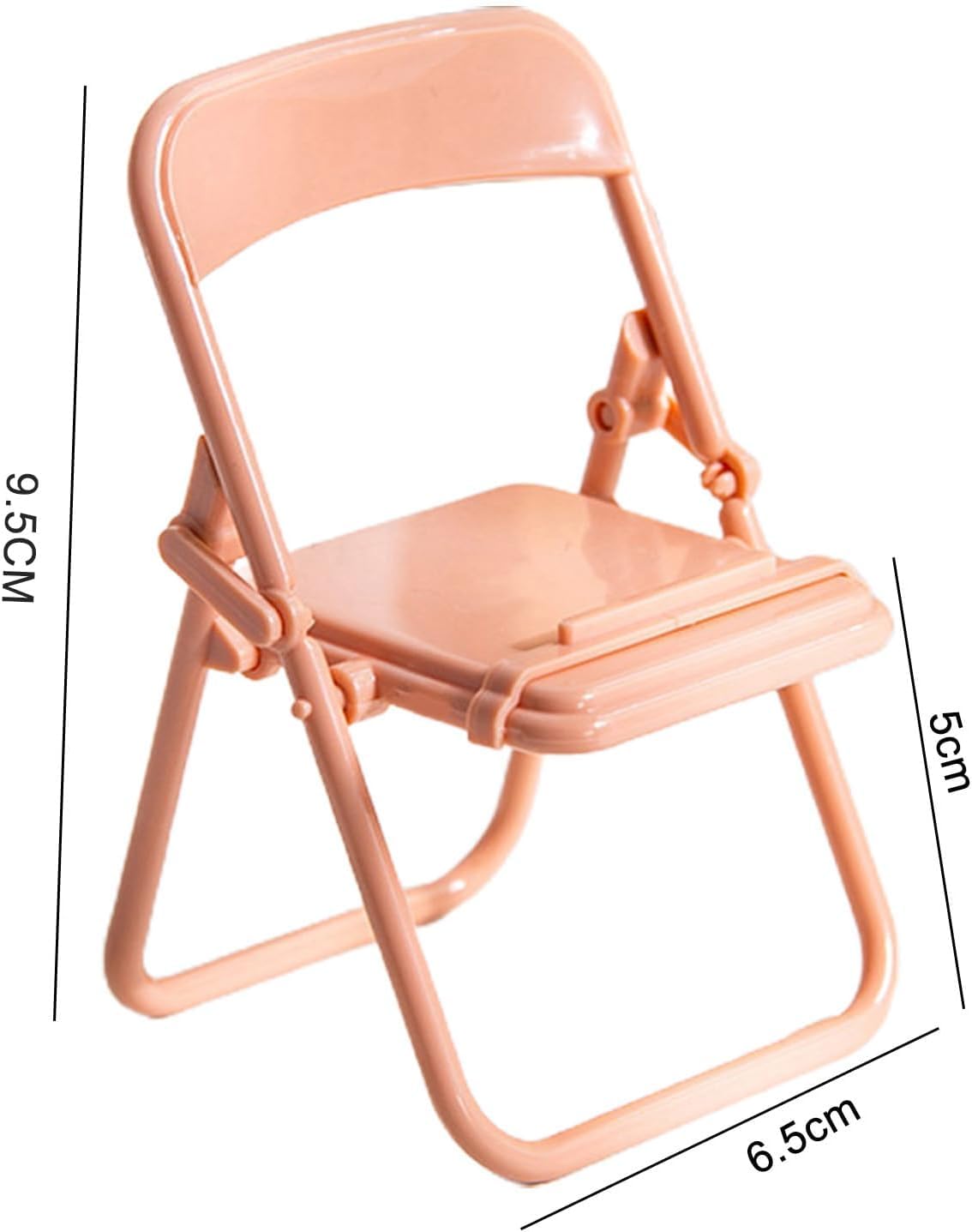 5Pcs MiniatureDollhouse ChairsMulticolour Simulation Mini Folding Back Small Chair Model Dollhouse Doll House Miniature Plastic Scene Props for Micro
