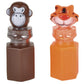Rhode Island Novelty 3" Zoo Animal Jungle Characters Bubble Bottles | 24 Bottles