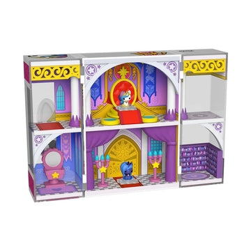 Funko Pop! Bitty Boxes: My Little Pony - Canterlot Castle Playset - Princess Luna and Princess Celestia - Collectable Display Case with Interior Scene