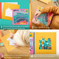 Pray by Stickers for Catholic Kids - 10 Pages First Communion Book - Bible Activity Book - Interactive Prayer Book - Color-Full Sticker Painting