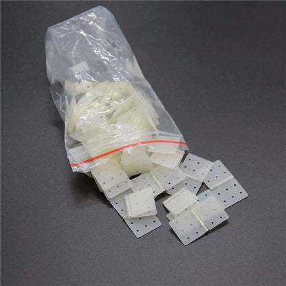 rchobbyhouse 10PCS Nylon & Pinned Hinges L20?W36mm, Parts for DIY RC Airplane