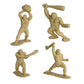 Tim Mee Toy TimMee Prehistoric Plastic Dinosaur & Caveman Figures - Tan, Rust, & OD Green 73pc