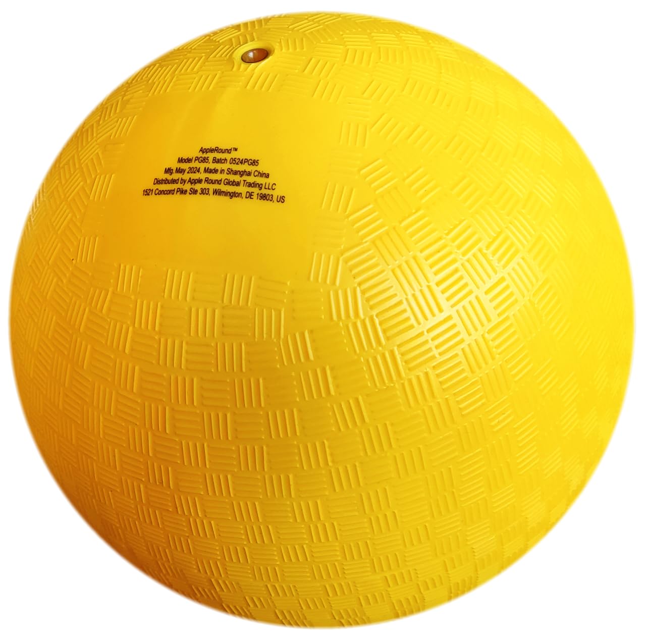AppleRound 8.5-inch Dodgeball Playground Balls, Pack of 4 Balls with 1 Pump, Official Size for Dodge Ball, Handball, Camps and Schools (Multicolor)