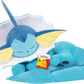 Pokemon Vaporeon Sleeping Plush - 18-Inch Premium Plush in Sleeping Pose