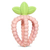 RaZbaby Bites Silicone Baby Teething Toy - Sensory Toy with Textured BerryBumps for Teething Relief, Easy-to-Hold Fruit Shape, BPA-Free, Soothes Front