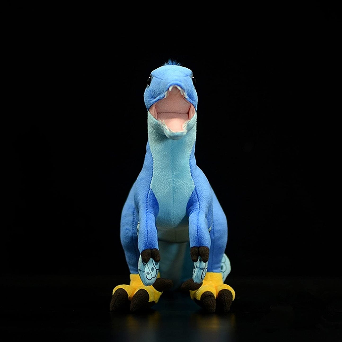 Frankiezhou Home Realistic Microraptor Dinosaur Plush Toy - Lifelike 18" Blue Dinosaur Utahraptor Tyrannosaurus Plushie, Figurines Stuffed Toys Soft