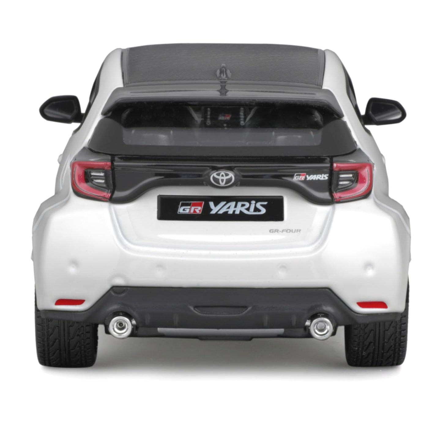 Maisto 2021 Toyota GR Yaris White with Carbon Top Special Edition Series 1/24 Diecast Model Car