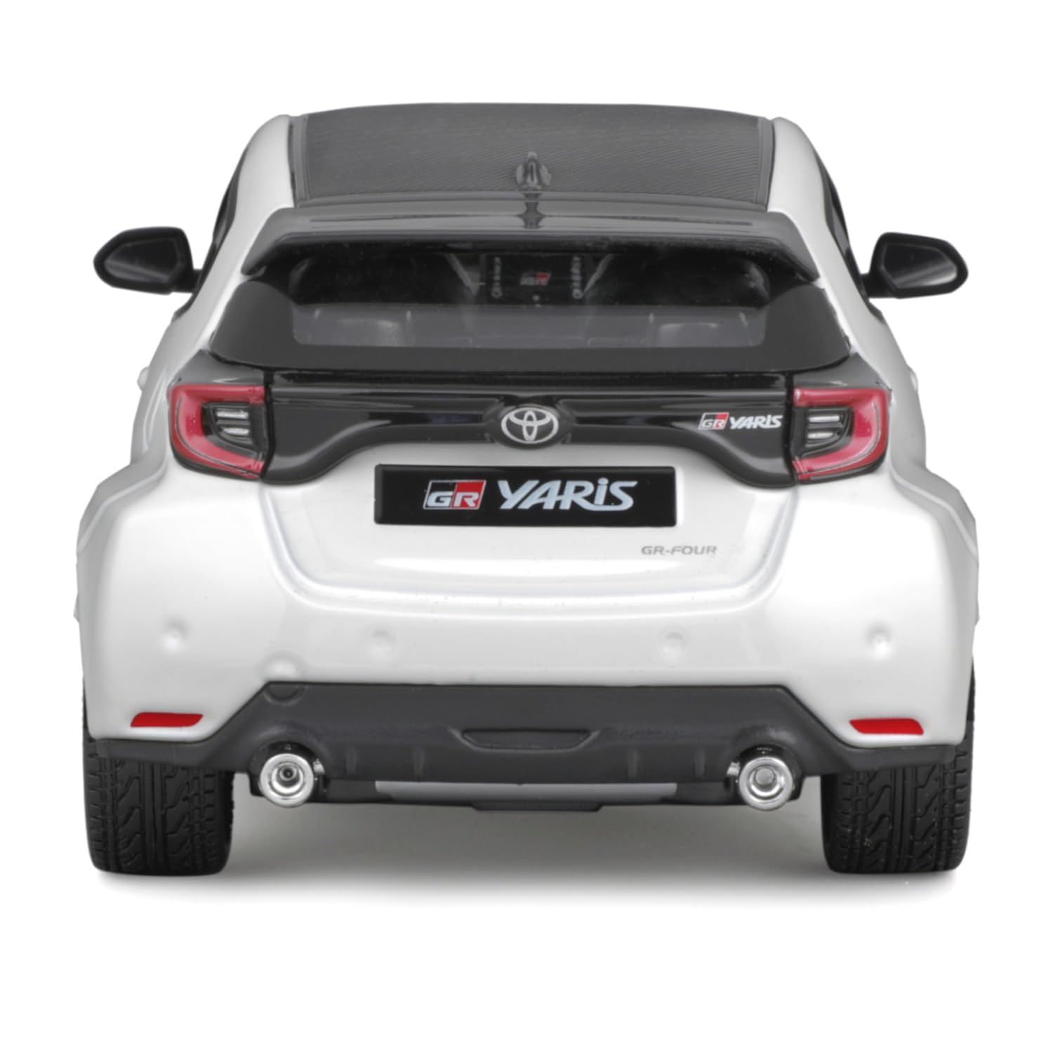 Maisto 2021 Toyota GR Yaris White with Carbon Top Special Edition Series 1/24 Diecast Model Car