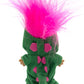 Russ Berrie My Lucky Troll Alligator Costume Troll Doll - Hot Pink Hair