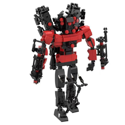 Huncdfe Toilet Blocks Toys TV Man Building Blocks Toys,Construction Playset Blocks Action Figure Building Blocks for Adults Kids 575 PCS