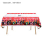 Ananju 2pcs Kids Cartoon Birthday Party Tablecloth Table Cover,Kids Cartoon Birthday Supplies Decorations (70'' x 42'') (2pcs)