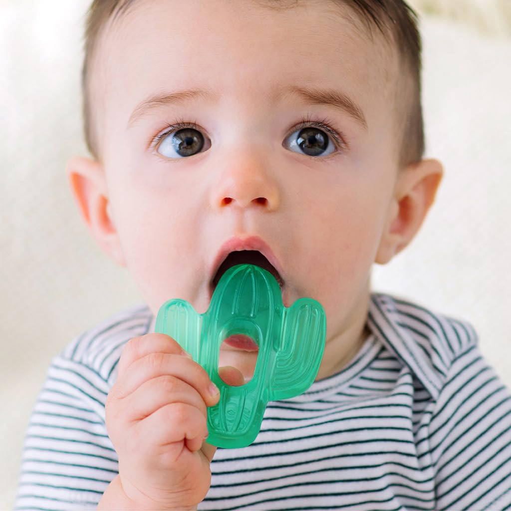 Itzy Ritzy Water-Filled Teethers - Cold Cutie Coolers Textured On Both Sides to Massage Sore Gums & Emerging Teeth - Can Be Chilled in Refrigerator