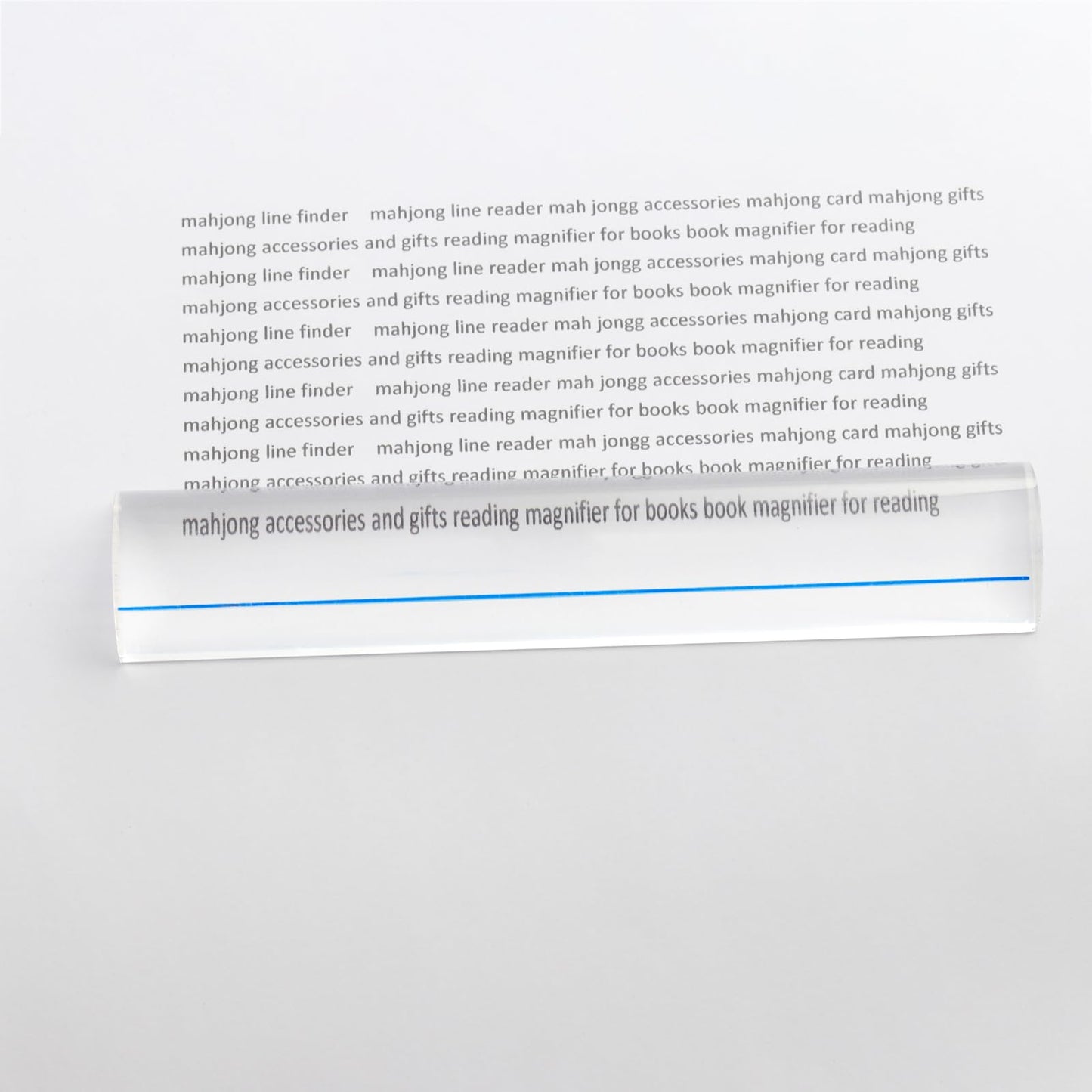 Mangpung Mahjong Line Finder Mahjong Magnified Line Reader Magnified Finder for Mahjong Card with Guiding Line Ideal Gift for Mahjong Players Mahjong