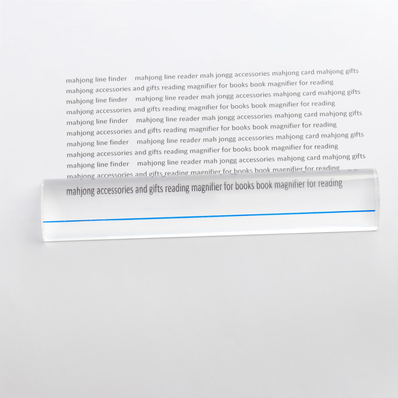 Mangpung Mahjong Line Finder Mahjong Magnified Line Reader Magnified Finder for Mahjong Card with Guiding Line Ideal Gift for Mahjong Players Mahjong