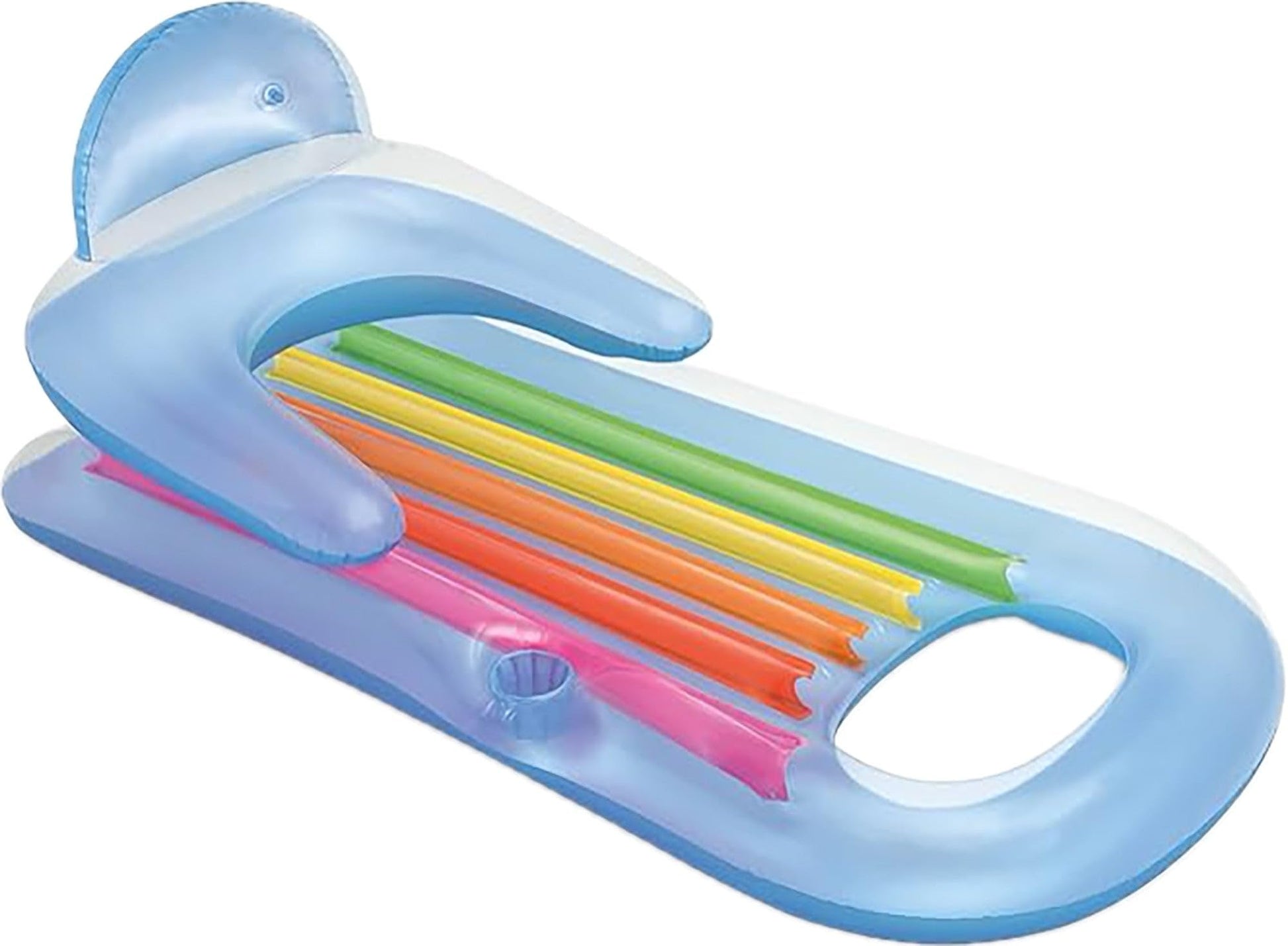 Intex King Kool 58802EP Inflatable Lounging Swimming Pool Float, Multi-Colored