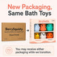 BerrySquishy Silicone Bath Toys, Opens for Cleaning, Baby Bath Toys 9M+, Toddler Bath Toys 1-3, Bathtub Toys, Ocean Friends 6-Piece Set