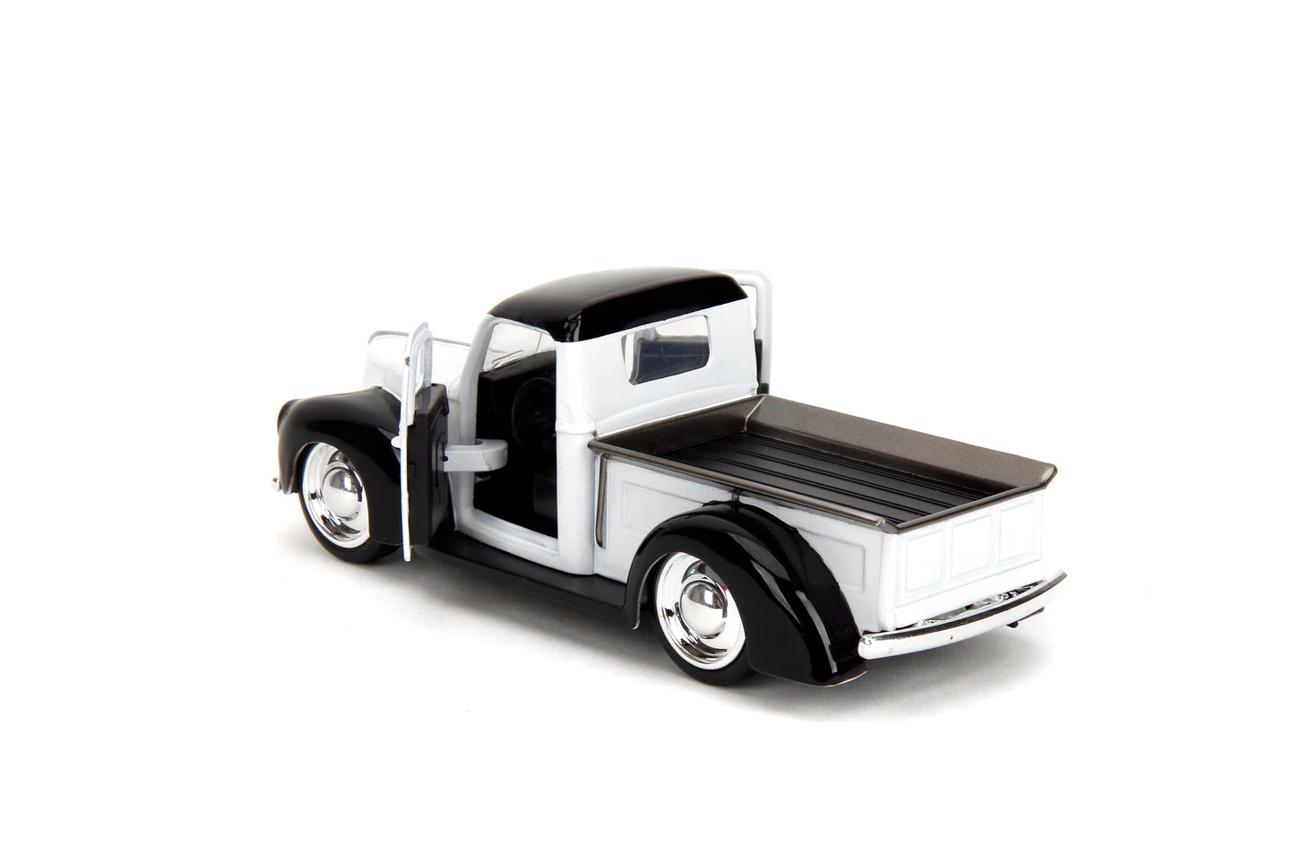 Jada Toys Disney Steamboat Willie 1941 Ford Pickup - Disney Mickey Mouse 1:32 Scale Die-Cast, Opening Doors, Rubber Tires - Collectible for Adults
