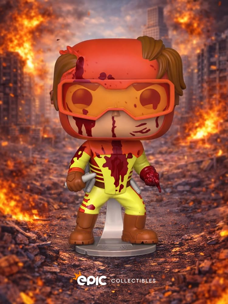 Epic Collectibles Pop Animation: Invincible - Bloody Rex Splode (Chase Variant) Vinyl Figure Bundled with Box Protector Compatible for Funko