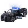 UXRPTU Police Car Toys for Boys 3 4 5 6 7 with Sirnes Sound and Light 1:20 Plastic Openable Door Friction Powered Car Toy for Kids Toddlers Boys Gifts