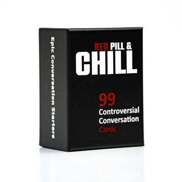 Let's Argue: Red Pill & Chill Edition - Debate Card Game for Adults, 99 Conversation Cards for Friends, Couples & Game Night Fun