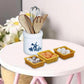 1Set 1/12 Miniature Kitchen Utensils Dollhouse Decoration Accessories, DIY Micro Landscaping Decor