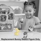 Little People Replacement Part for Fisher-Price Toddler Dollhouse Forest Playset HWB29 - Yellow Bunny Rabbit Figure