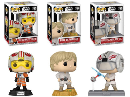 Funko Luke Skywalker (Star Wars) Pop Pop! Set (3)