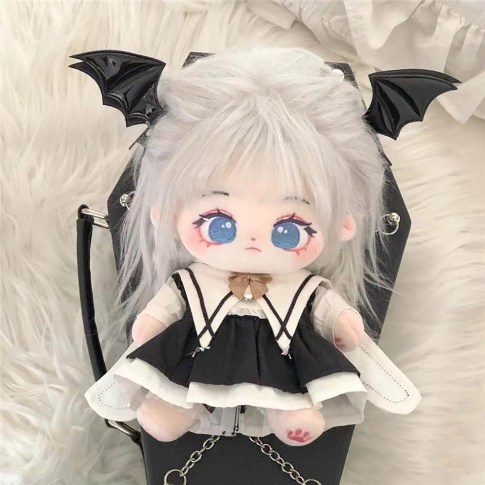 niannyyhouse 20cm Plush Doll Clothes Black Dress Scarf Underpants 8in Doll Accessories