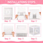 TECKED First Birthday Decorations For Boy Or Girl, 3 Pcs ONE Balloon Boxes For 1st Birthday, Baby Clear Blocks Party Decor With ONE Letters
