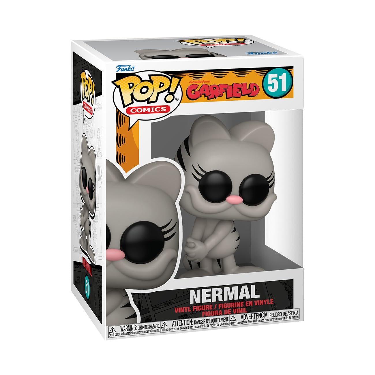 Funko Pop! Comics: Garfield - Nermal - Garfield Characters - Collectable Vinyl Figure - Gift Idea - Official Merchandise - Toys for Kids & Adults