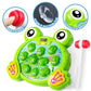 YEEBAY Whack A Frog Game with 2 Hammers, Toddler Early Developmental Learning Toy, Fun Birthday Gift for Kids Age 2+, Toys for 2 3 4 Year Old Boys