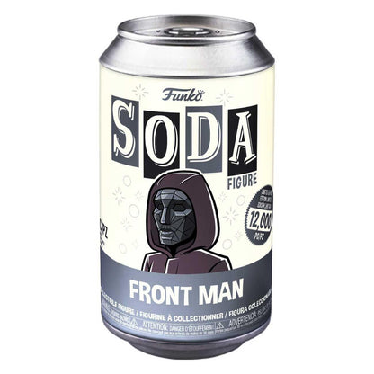 Soda Squid Game Front Man Leader 4.25" Figure in a Can