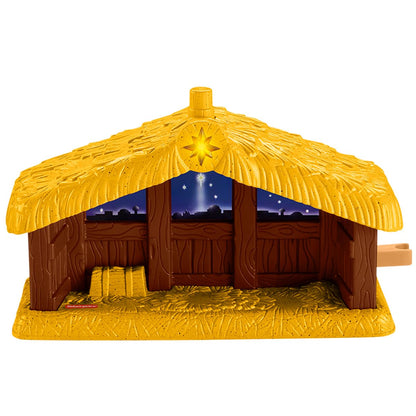 Replacement Part for Fisher-Price Little People Nativity Set - HMX70 ~ Manger/Stable ~ Plays Music When Pressed and Star Lights Up ~ Works Well