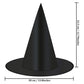 Elcoho 24 Pieces Halloween Witch Hat Cap Costume Accessory for Witch Decoration or Halloween Christmas Party Black