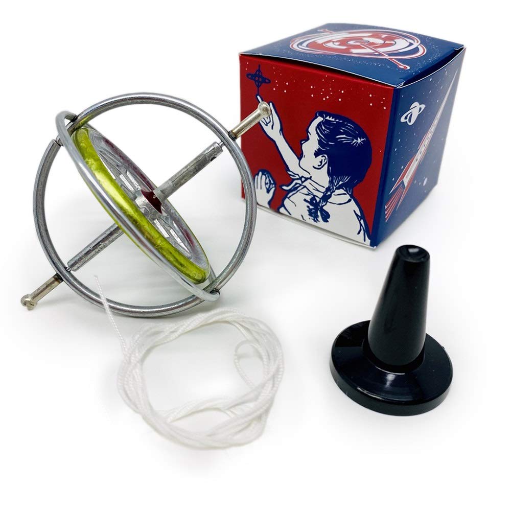 TEDCO Classic Gyroscope - Nostalgic Carton Edition - Timeless STEM Toy Since 1917 - Teaches Motion, Balance & Inertia - Made in USA