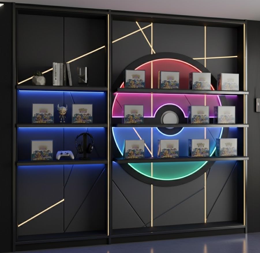 Ellie Dang Designs Premium Protector Case Compatible with PKMN Booster Box - Extra Durable 0.5mm Thickness - Top Loading Auto Lock Bottom Design (5