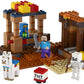 LEGO Minecraft The Trading Post 21167 Collectible Action-Figure Playset with Minecraft’s Steve and Skeleton Toys, New 2021 (201 Pieces)