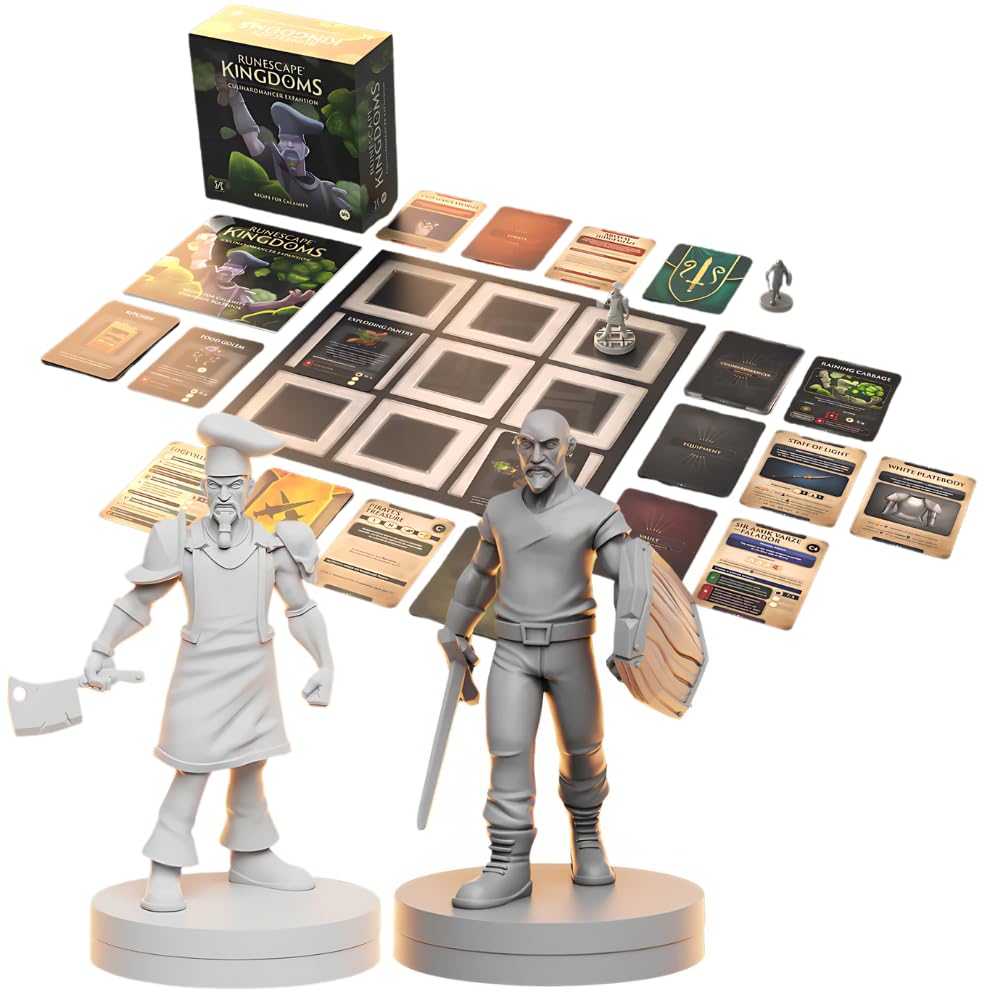 Steamforged Games, RuneScape Kingdoms The Board Game Bundle: King Black Dragon, Kalphite Queen, TzKal-Zuk, Culinaromancer, and RuneScape Expansion (5
