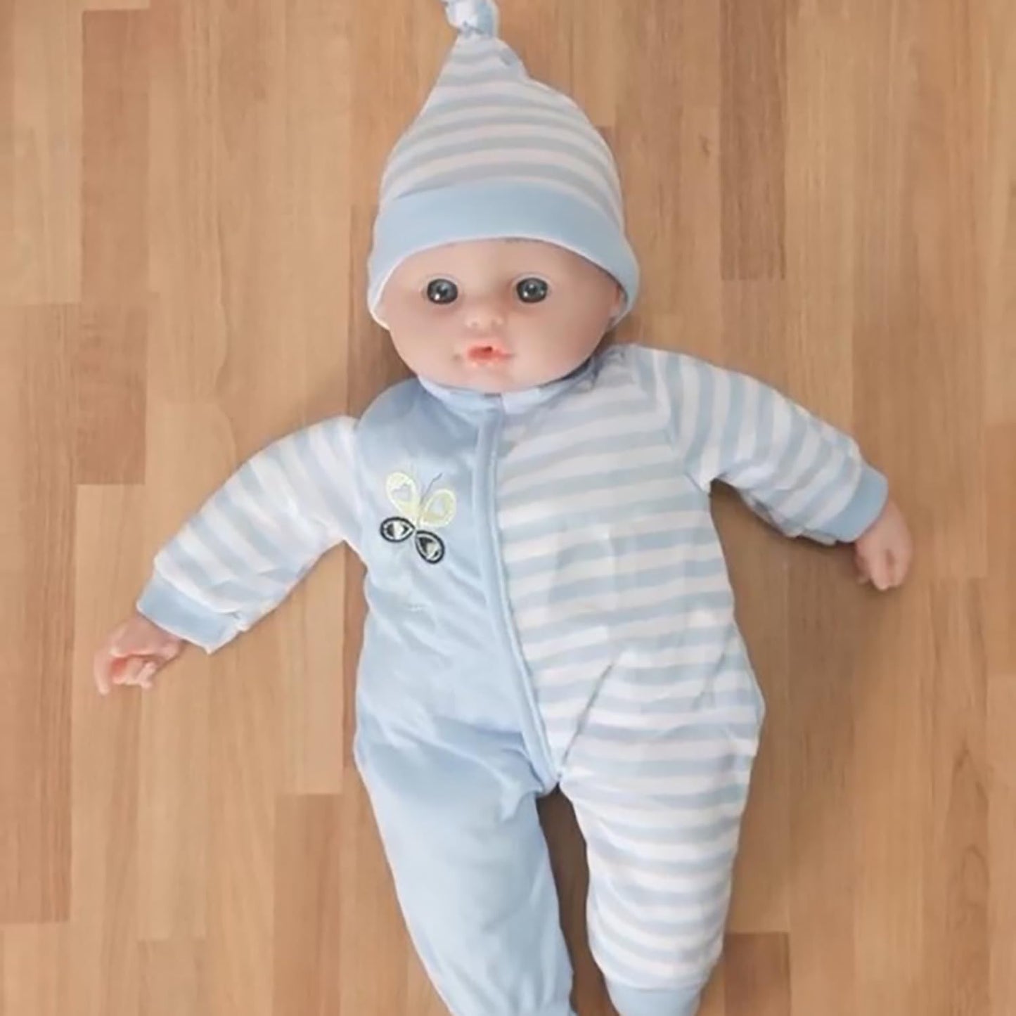 Lissi Dolls - Talking Baby 16 Inches, Blue