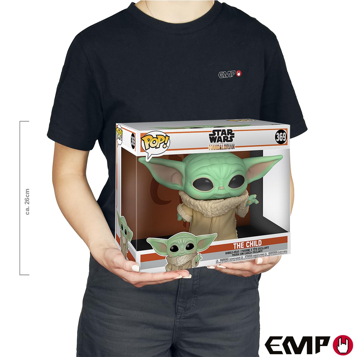 Funko POP! Star Wars: The Mandalorian - 10" Grogu (Baby Yoda)