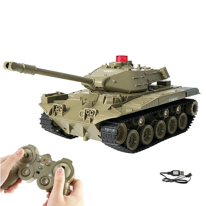 RC Tank Toy Army Military Vehicles Remote Control Battle Tank Toys for Kids