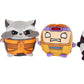 Mattel Marvel Cuutopia Set of 4 Plush Figures, Instant Collection of 5-inch Soft Rounded Pillow Toys Inspired by Fan-Favorite Characters