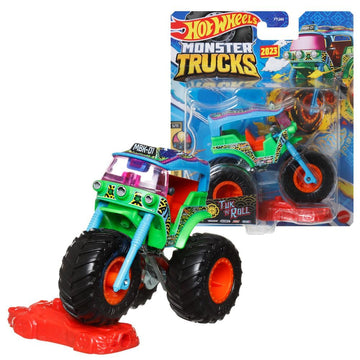 Mattel Monster Trucks | Hot Wheels | 1:64 Die-Cast Vehicles | Cars, Vehicle: Tuk N Roll