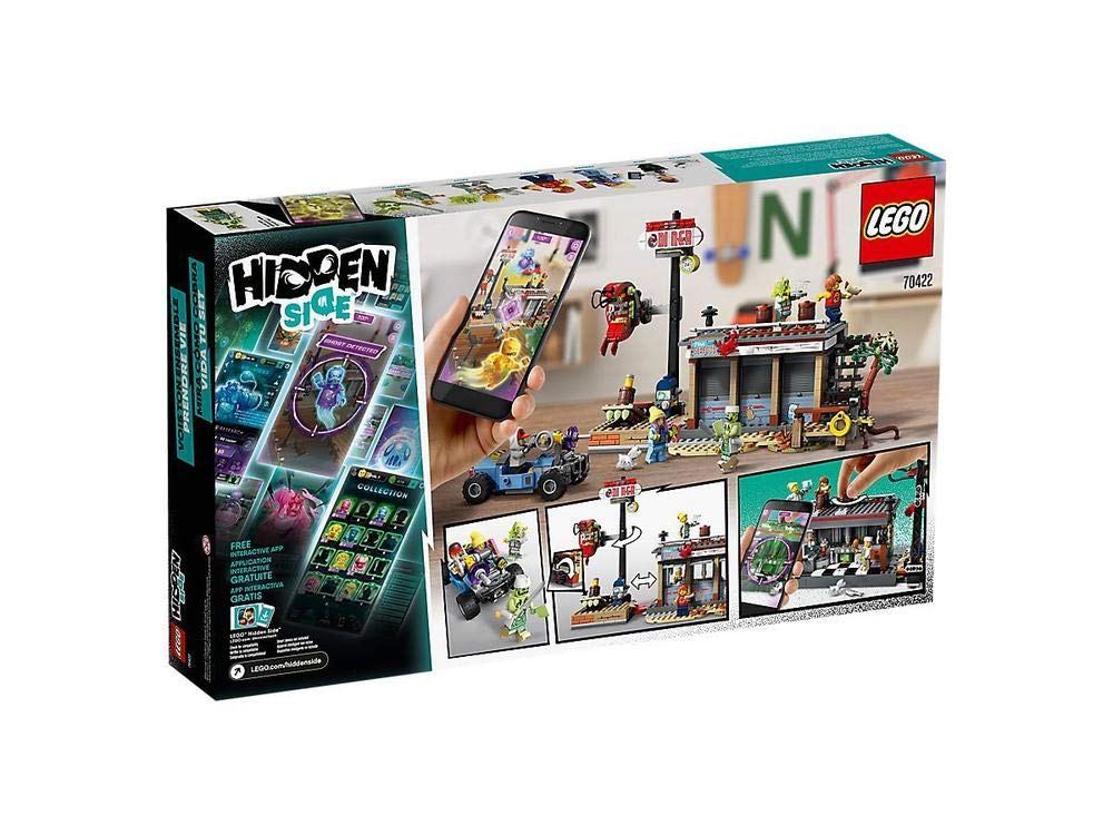 LEGO Hidden Side Shrimp Shack Attack 70422 Augmented Reality [AR] Building Set with Ghost Minifigures and Toy Car for Ghost Hunting, Tech Toy for Boys