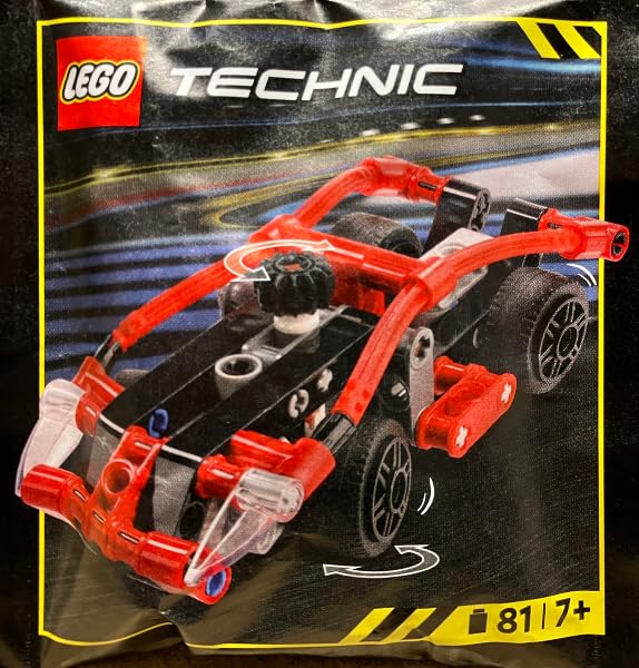 LEGO Technic Mini Set: Sports Car Micro Set (81 pcs) Ages 7+