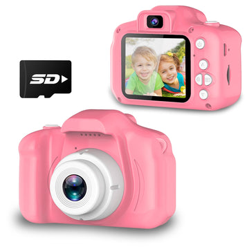 Seckton Upgrade Kids Selfie Camera, Christmas Birthday Gifts for Girls Age 3-9, HD Digital Video Cameras for Toddler, Portable Toy for 3 4 5 6 7 8