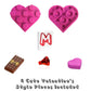 LEGO Valentine’s Day Combo Pack - Collectible Series 27 Cupid Minifigure with Hearts, Chocolate Bar, Red Jewel, and Minifigureland Tile